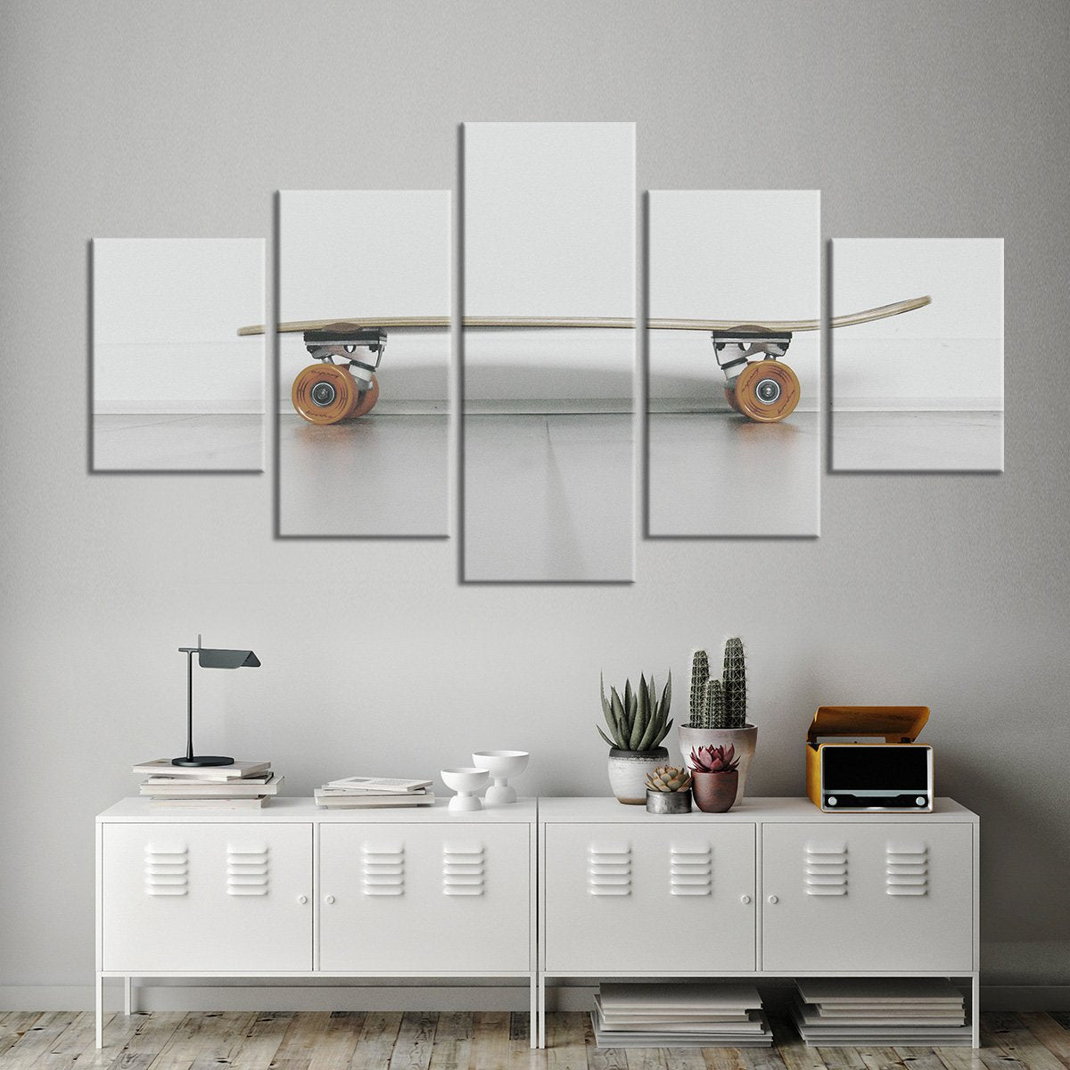 Cool Skateboard Multi Panel Canvas Wall Art