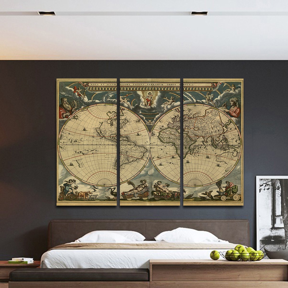 Copy of African Giraffe Panorama Multi Panel Canvas Wall Art