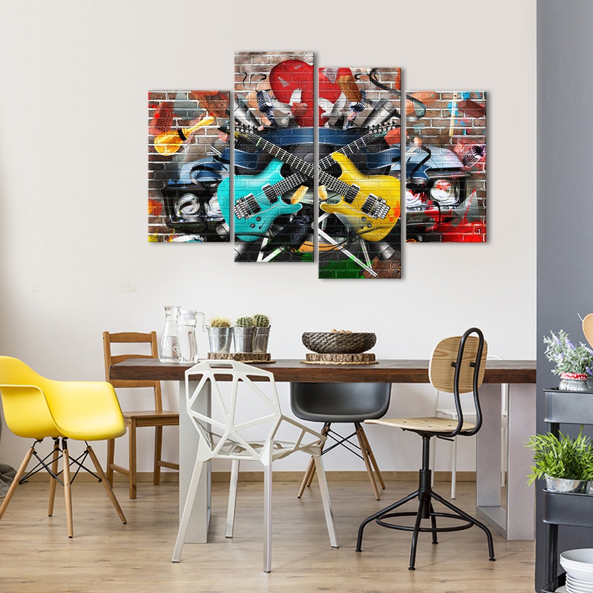 Music Festival Multi Panel Canvas Wall Art