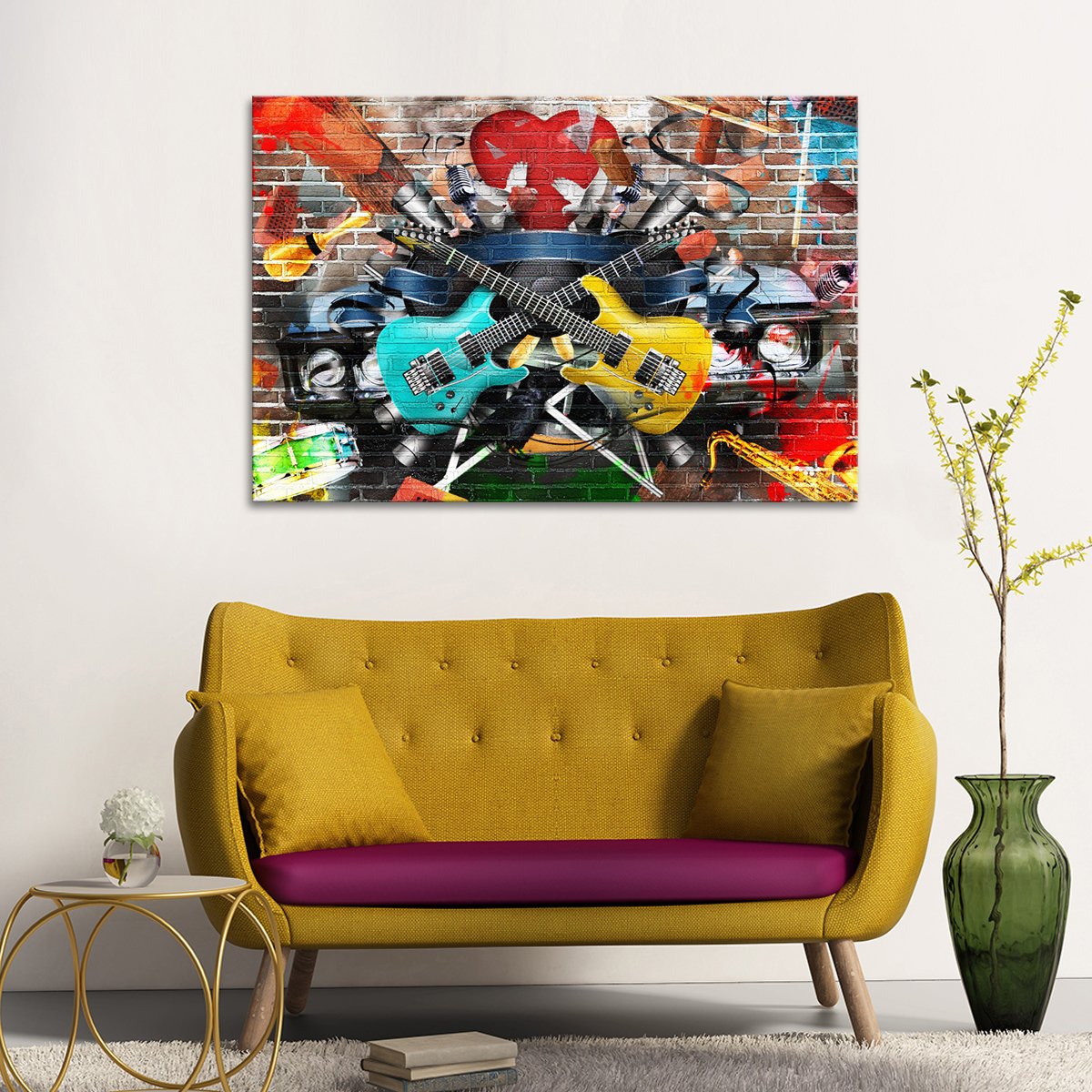 Music Festival Multi Panel Canvas Wall Art