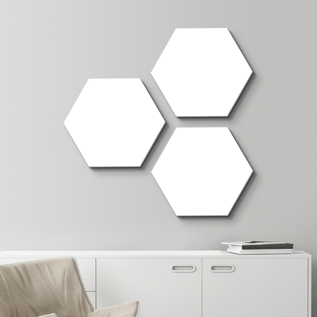 Custom Hexagon Canvas Photo Prints