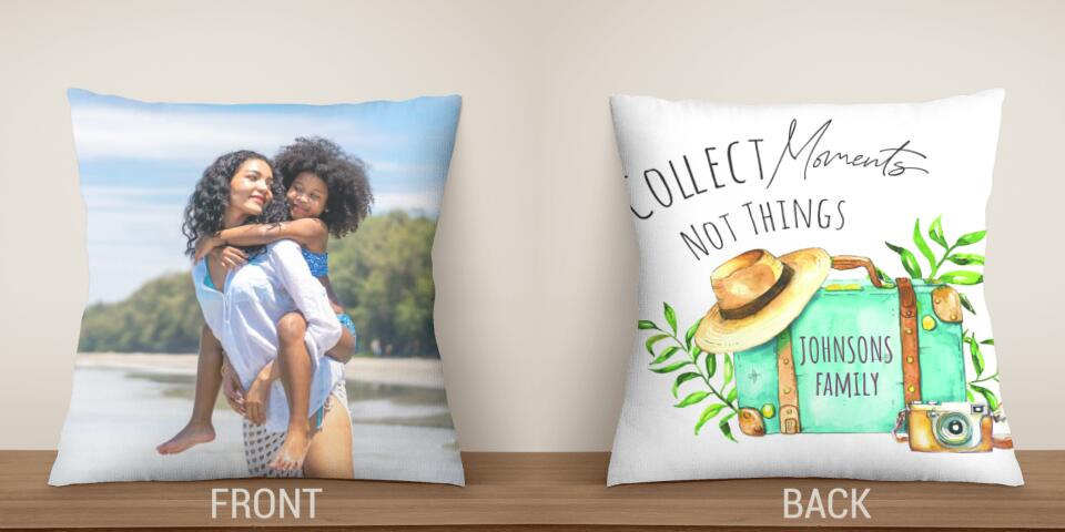 Pillow Square double side Photo and Design copy