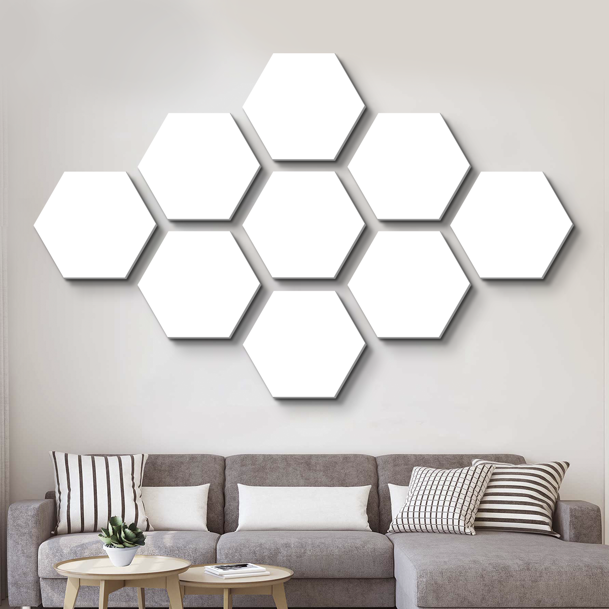 Custom Hexagon Canvas Photo Prints