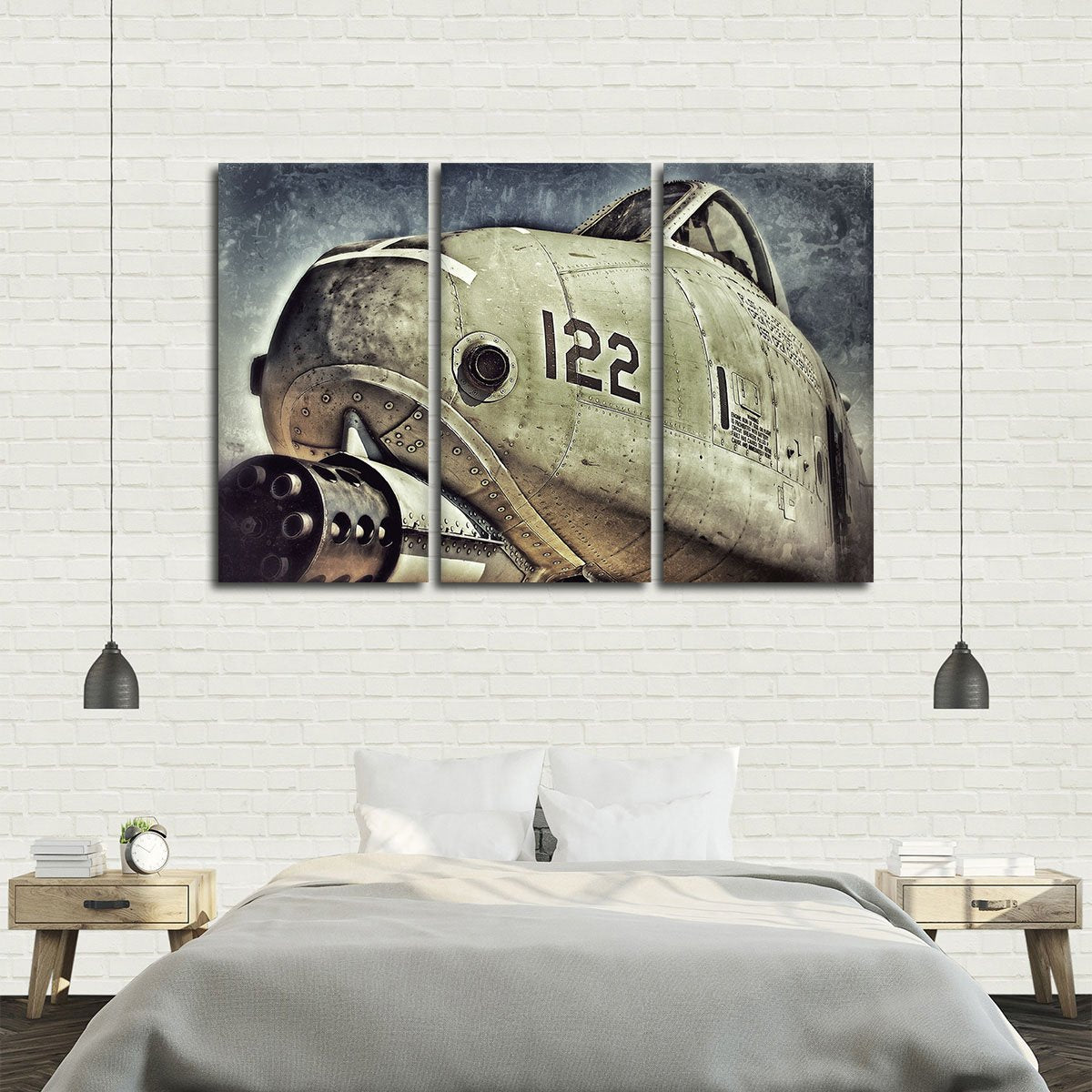 A10 Warthog Multi Panel Canvas Wall Art