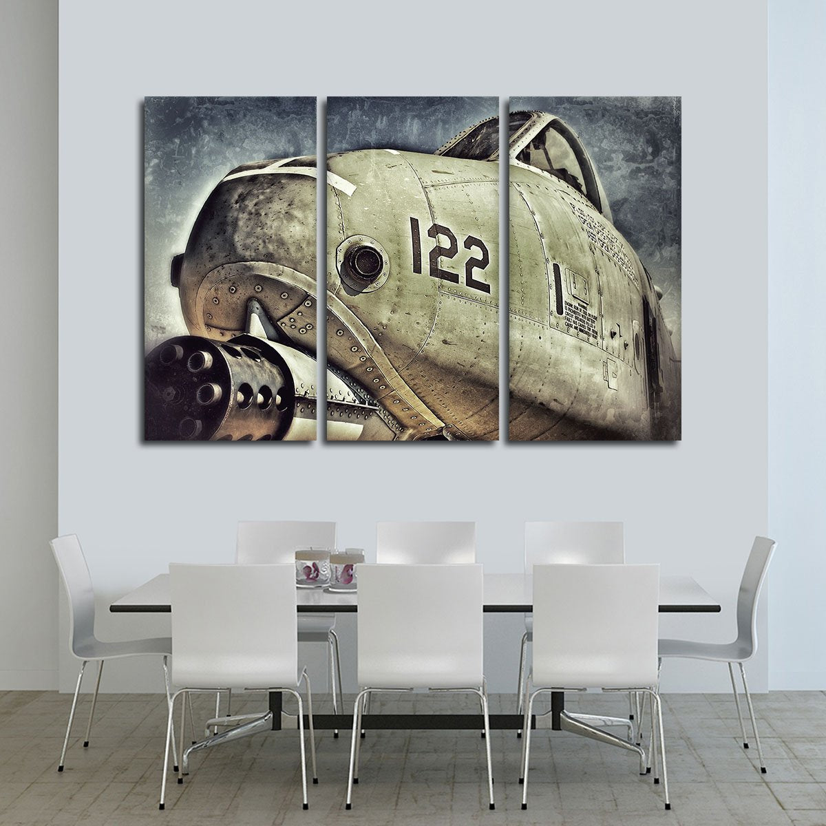 A10 Warthog Multi Panel Canvas Wall Art
