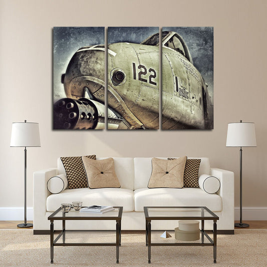 A10 Warthog Multi Panel Canvas Wall Art