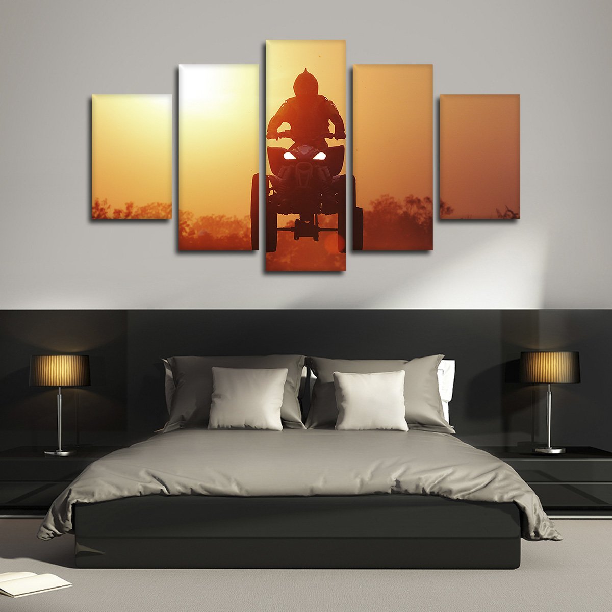 ATV Ride Multi Panel Canvas Wall Art