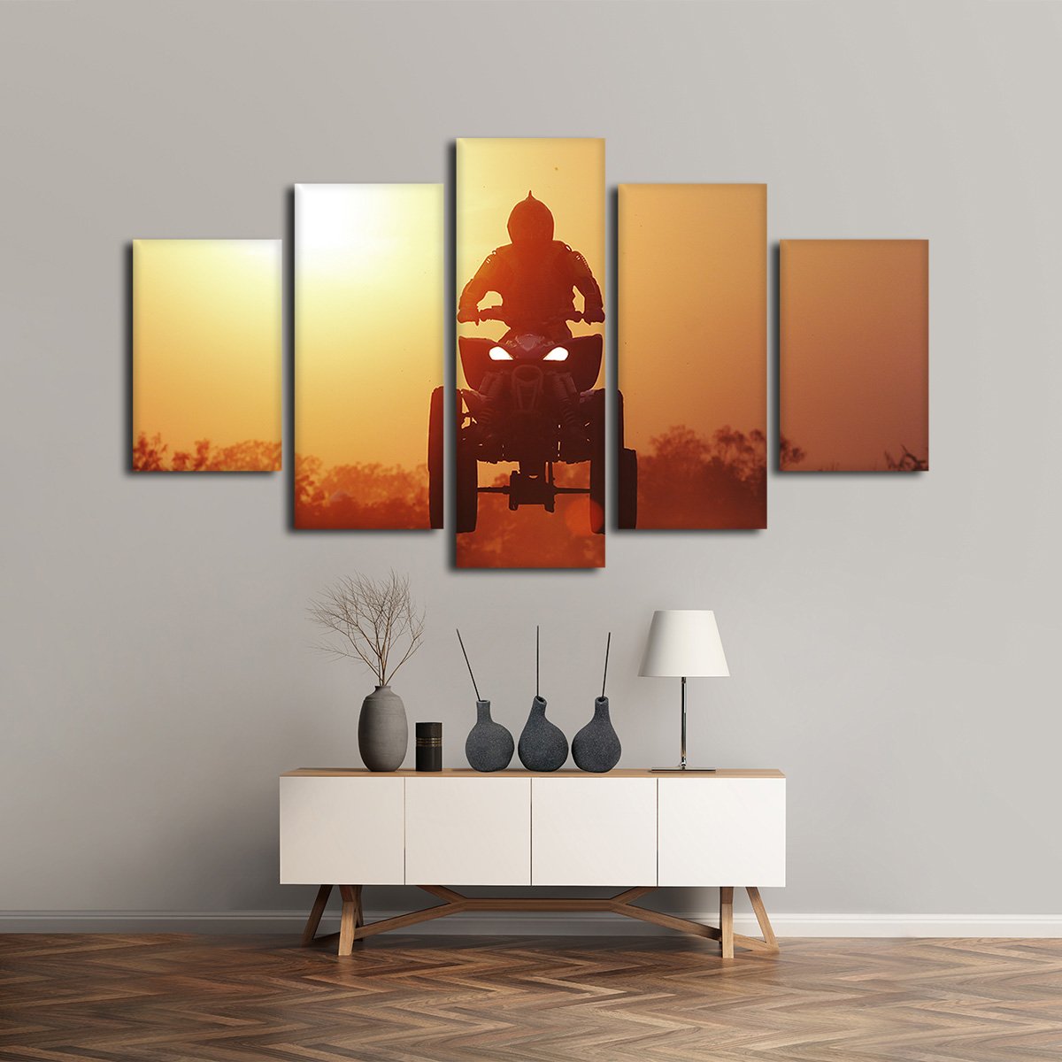 ATV Ride Multi Panel Canvas Wall Art