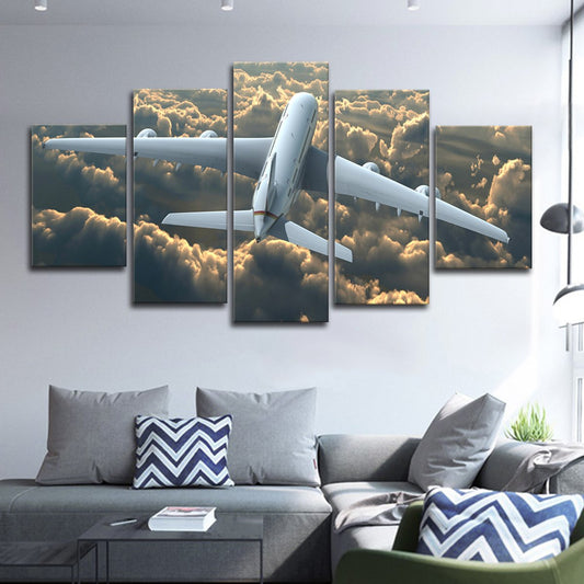 Above the Clouds Multi Panel Canvas Wall Art