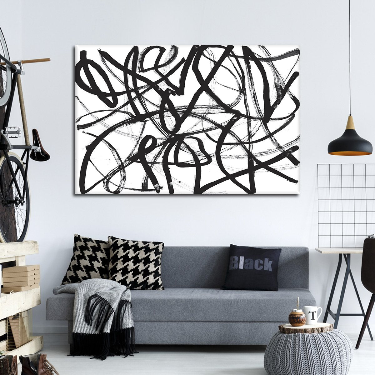 Abstraction Multi Panel Canvas Wall Art