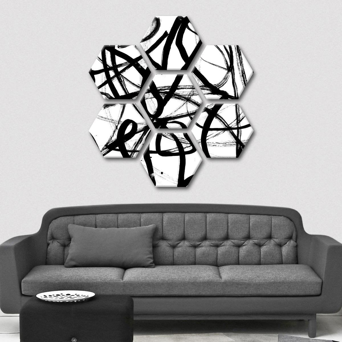 Abstraction Multi Panel Canvas Wall Art