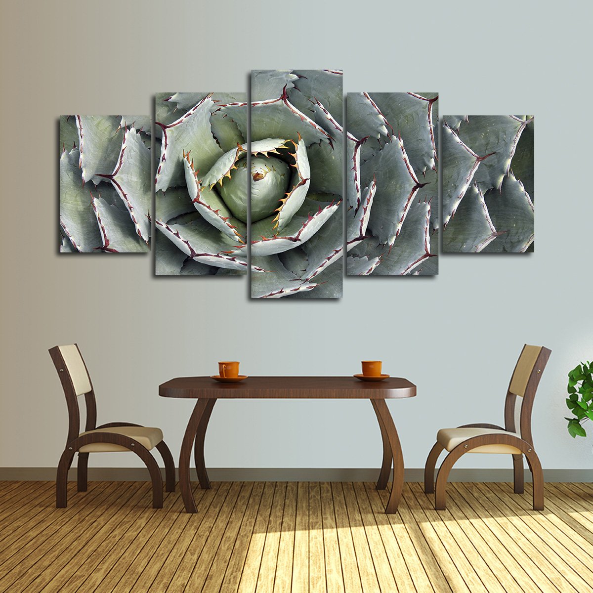 Agave Bloom Multi Panel Canvas Wall Art