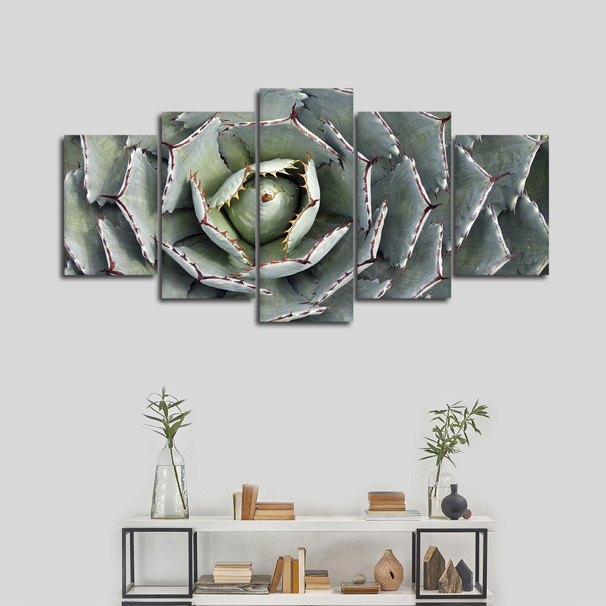 Agave Bloom Multi Panel Canvas Wall Art