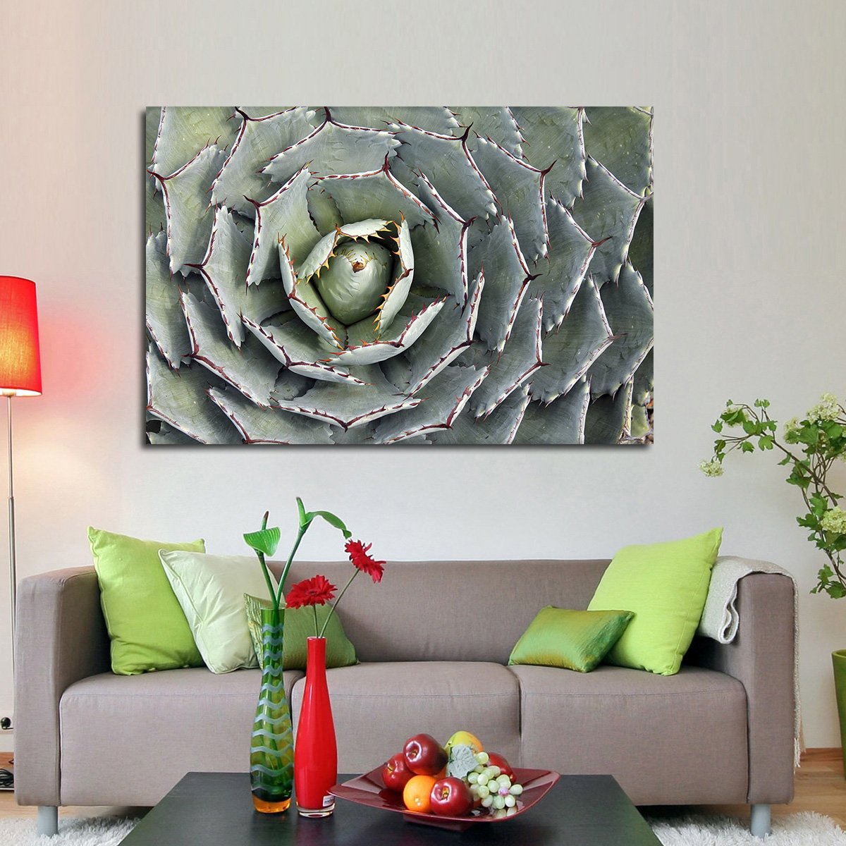 Agave Bloom Multi Panel Canvas Wall Art