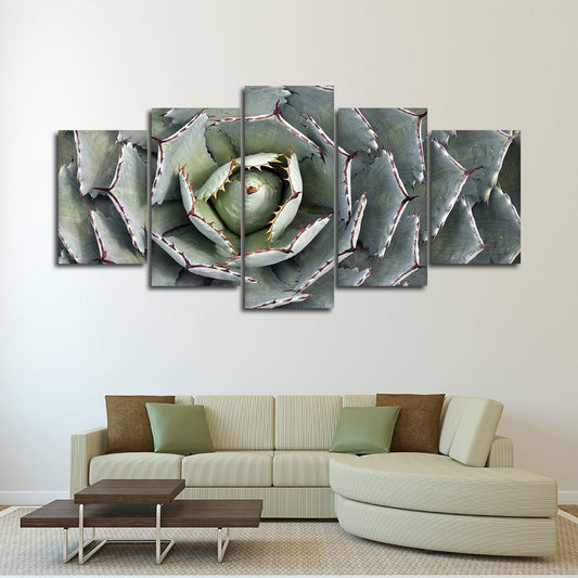 Agave Bloom Multi Panel Canvas Wall Art