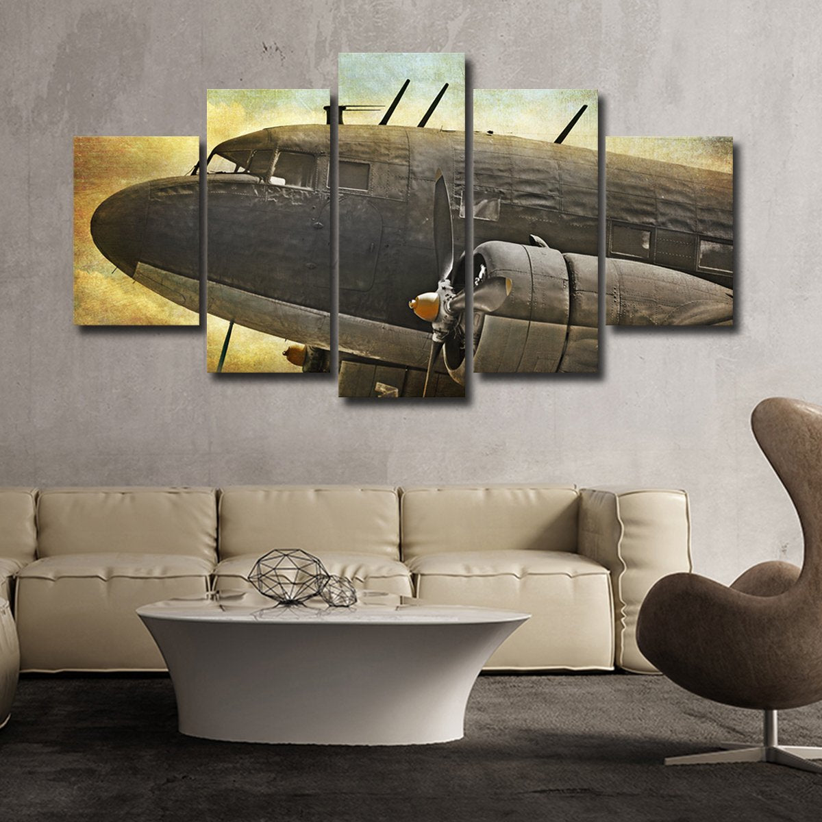 Blue Vintage Car Wall Art