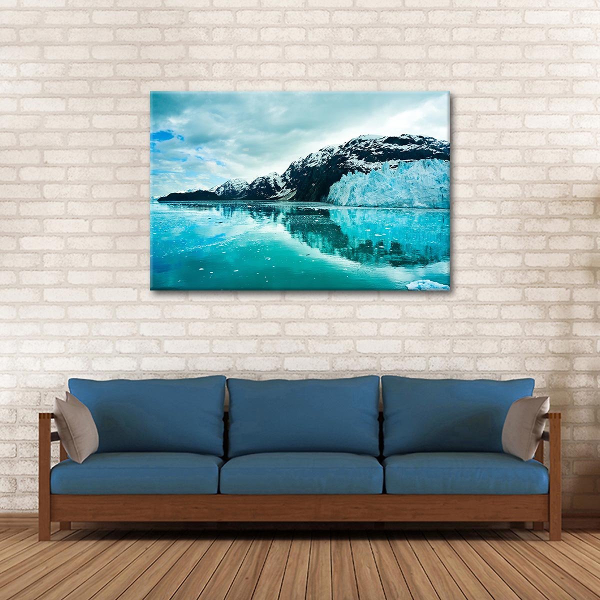 Alaskan Icy Mountains Multi Panel Canvas Wall Art