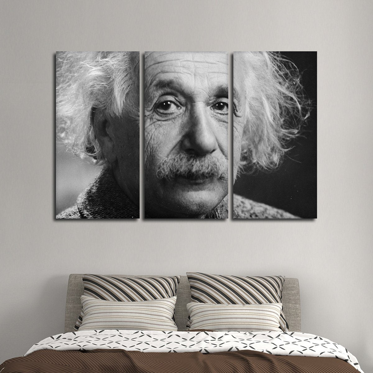 Albert Einstein Multi Panel Canvas Wall Art