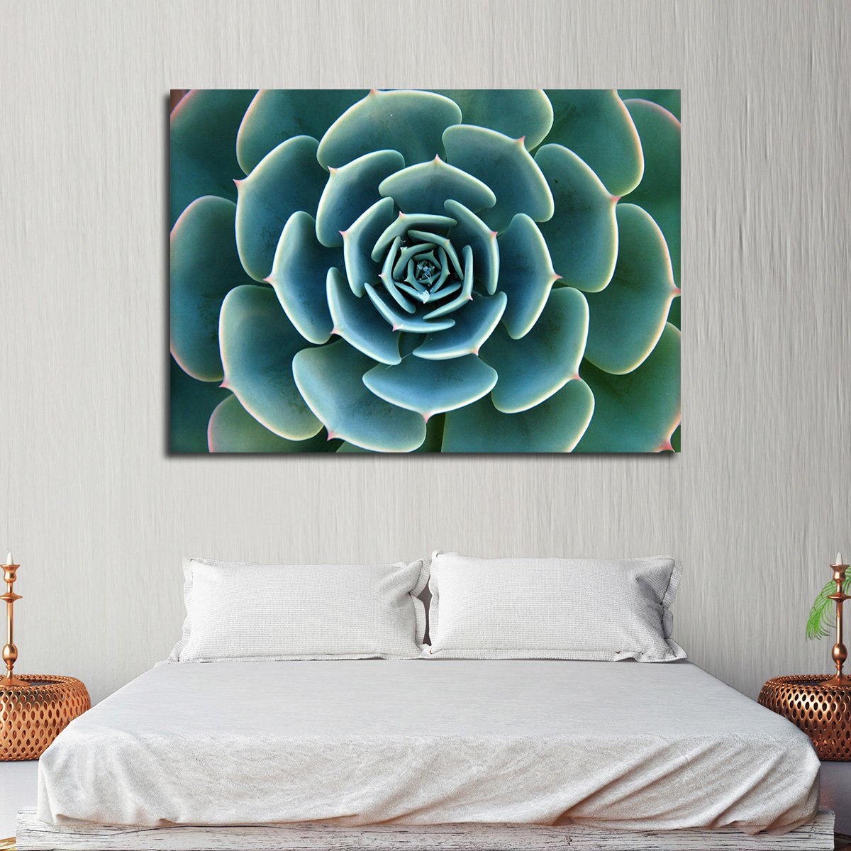 Aloe Succulent Multi Panel Canvas Wall Art