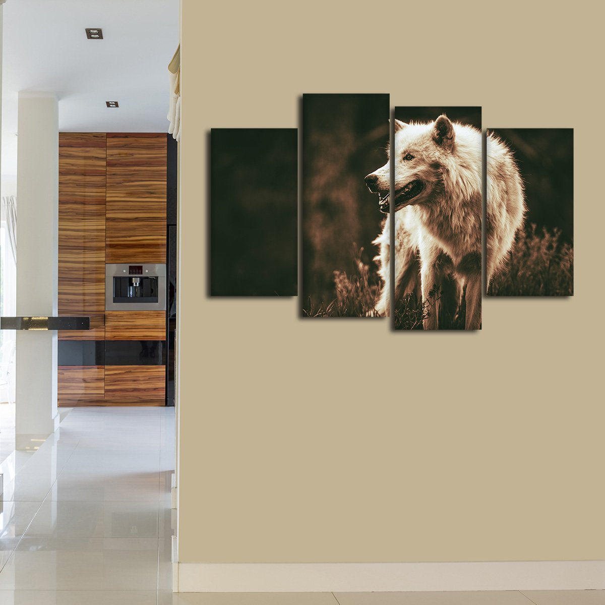 Alpha Multi Panel Canvas Wall Art