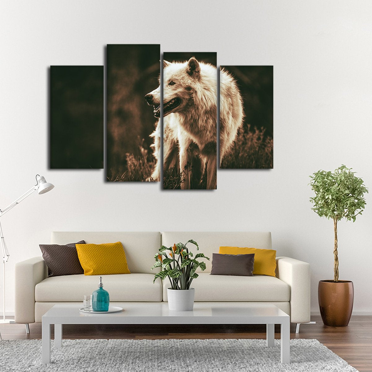 Alpha Multi Panel Canvas Wall Art