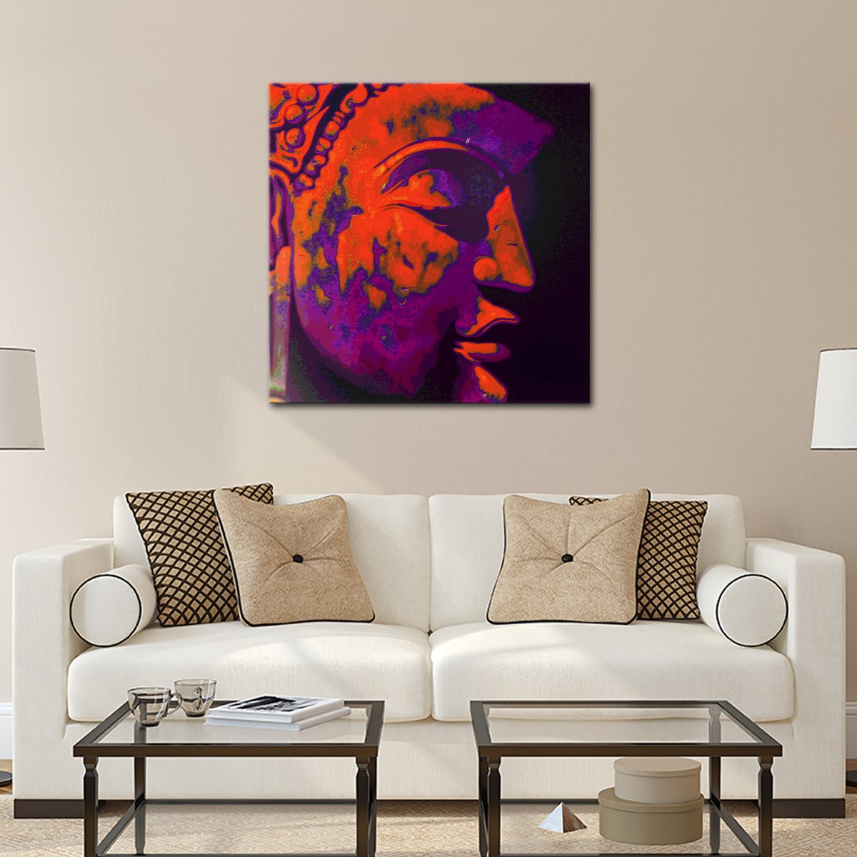 Ananda Buddha Canvas Wall Art