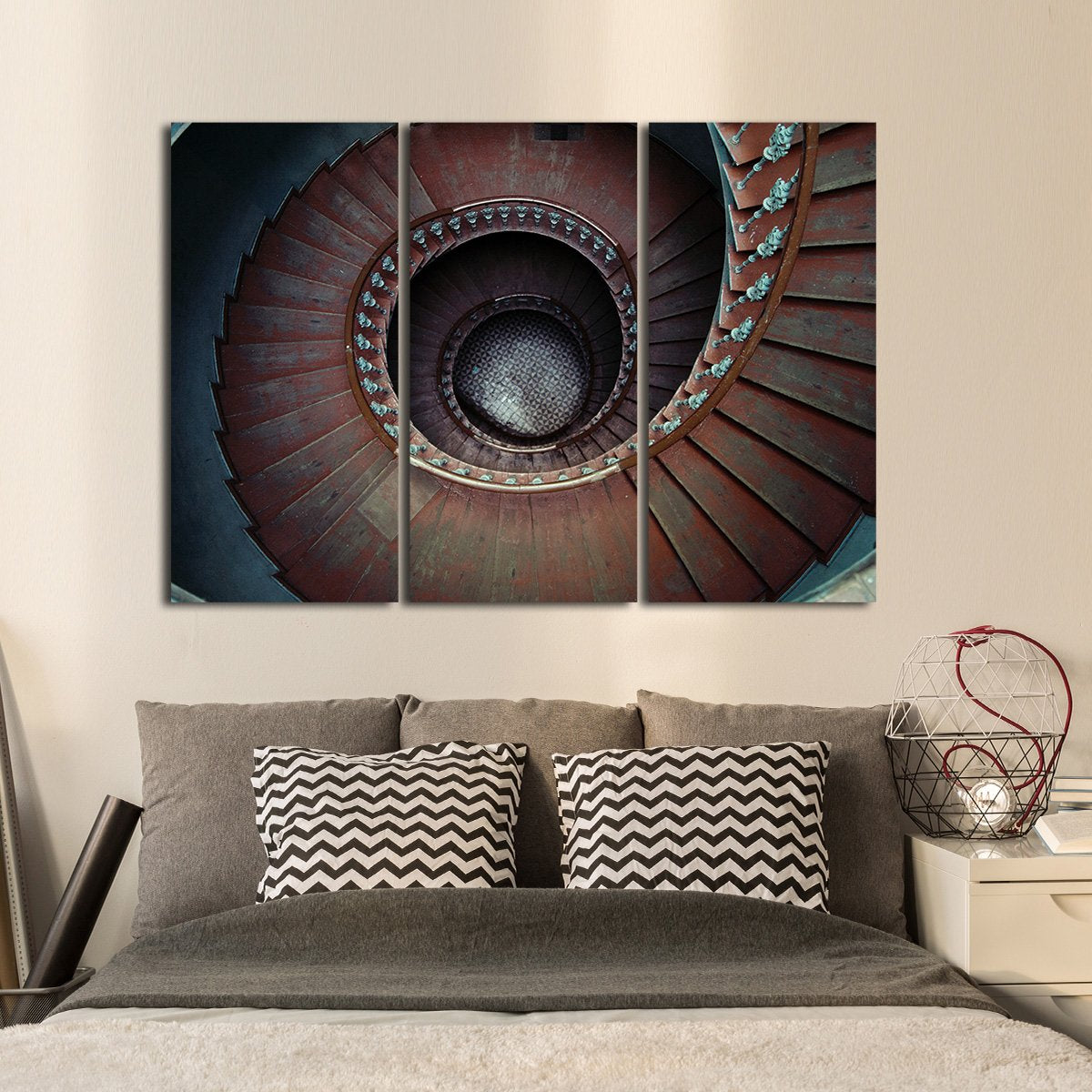 Ancient Staircase Multi Panel Canvas Wall Art