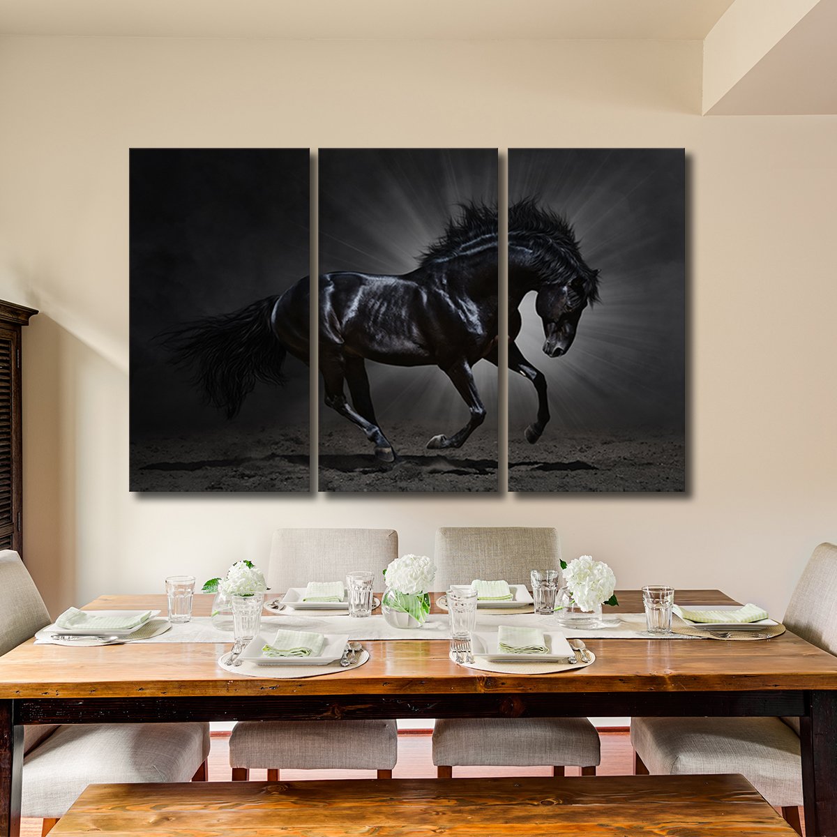 Andalusian Horse Multi Panel Canvas Wall Art