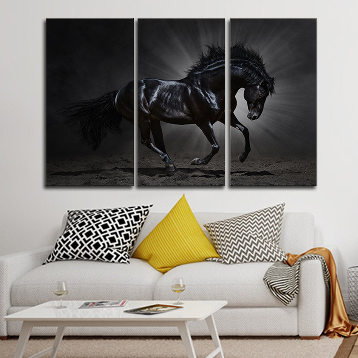 Andalusian Horse Multi Panel Canvas Wall Art