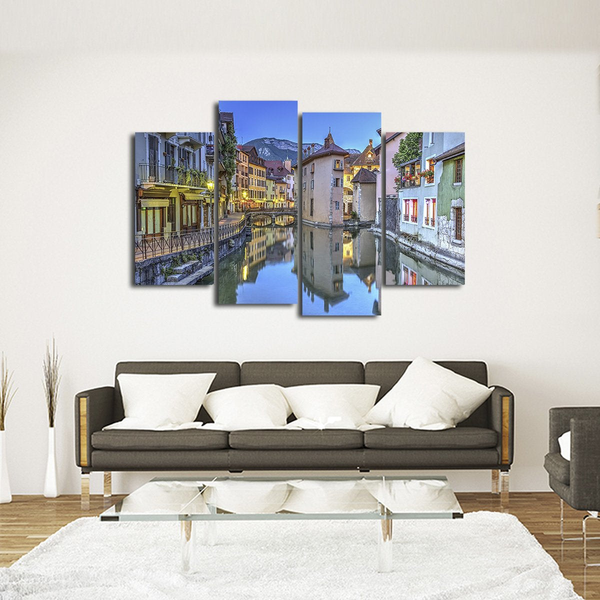 Annecy Multi Panel Canvas Wall Art