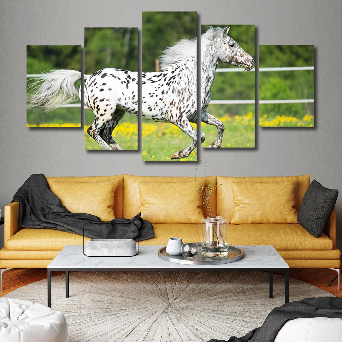 Appaloosa Horse Multi Panel Canvas Wall Art
