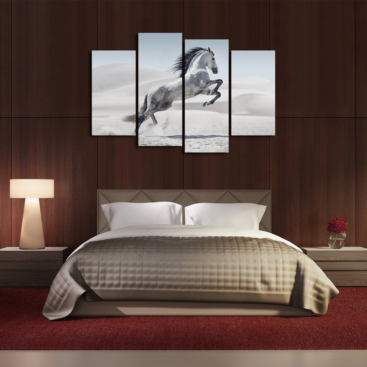 Arabian Horse Multi Panel Canvas Wall Art