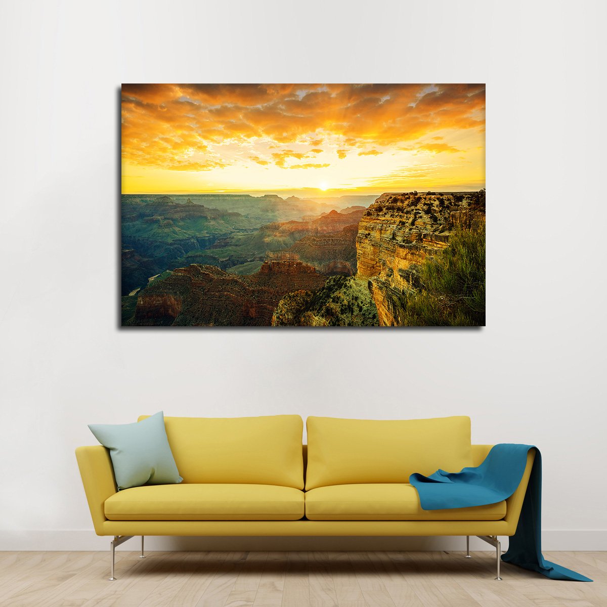 Arizona Sunset Multi Panel Canvas Wall Art