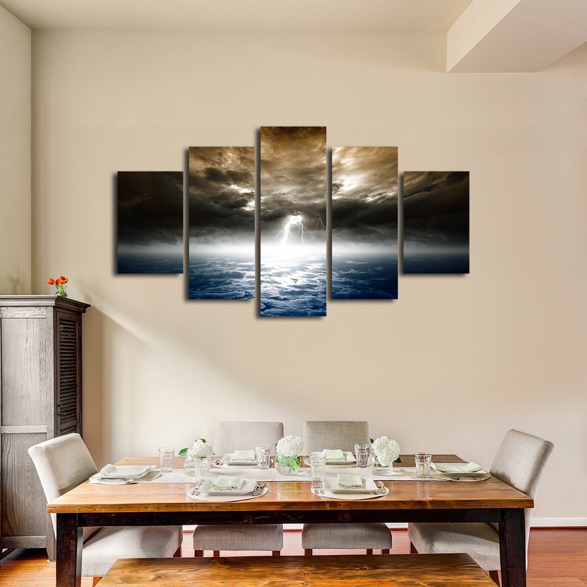 The Heart Of A Winner Multi Panel Canvas Wall Art