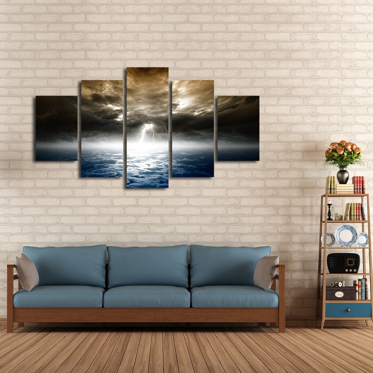 The Heart Of A Winner Multi Panel Canvas Wall Art