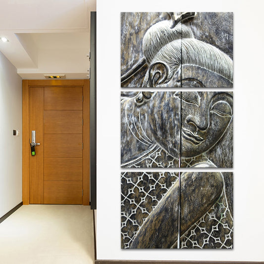 Artistic Buddha Multi Panel Canvas Wall Art