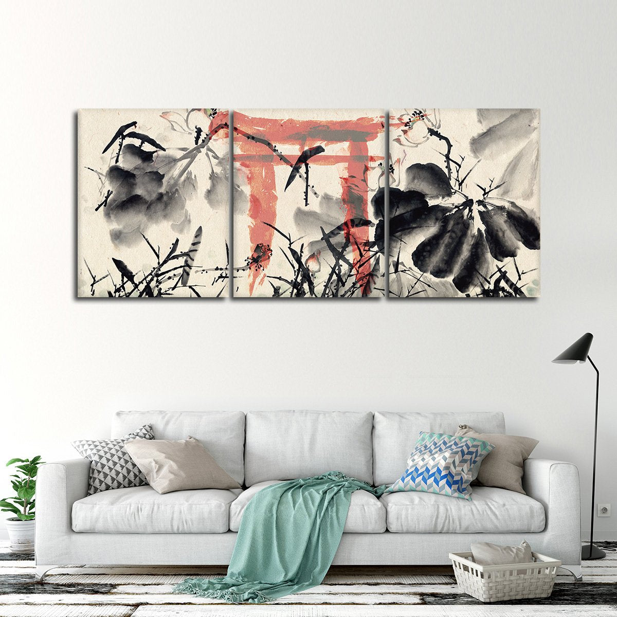 Asian Scenery Multi Panel Canvas Wall Art
