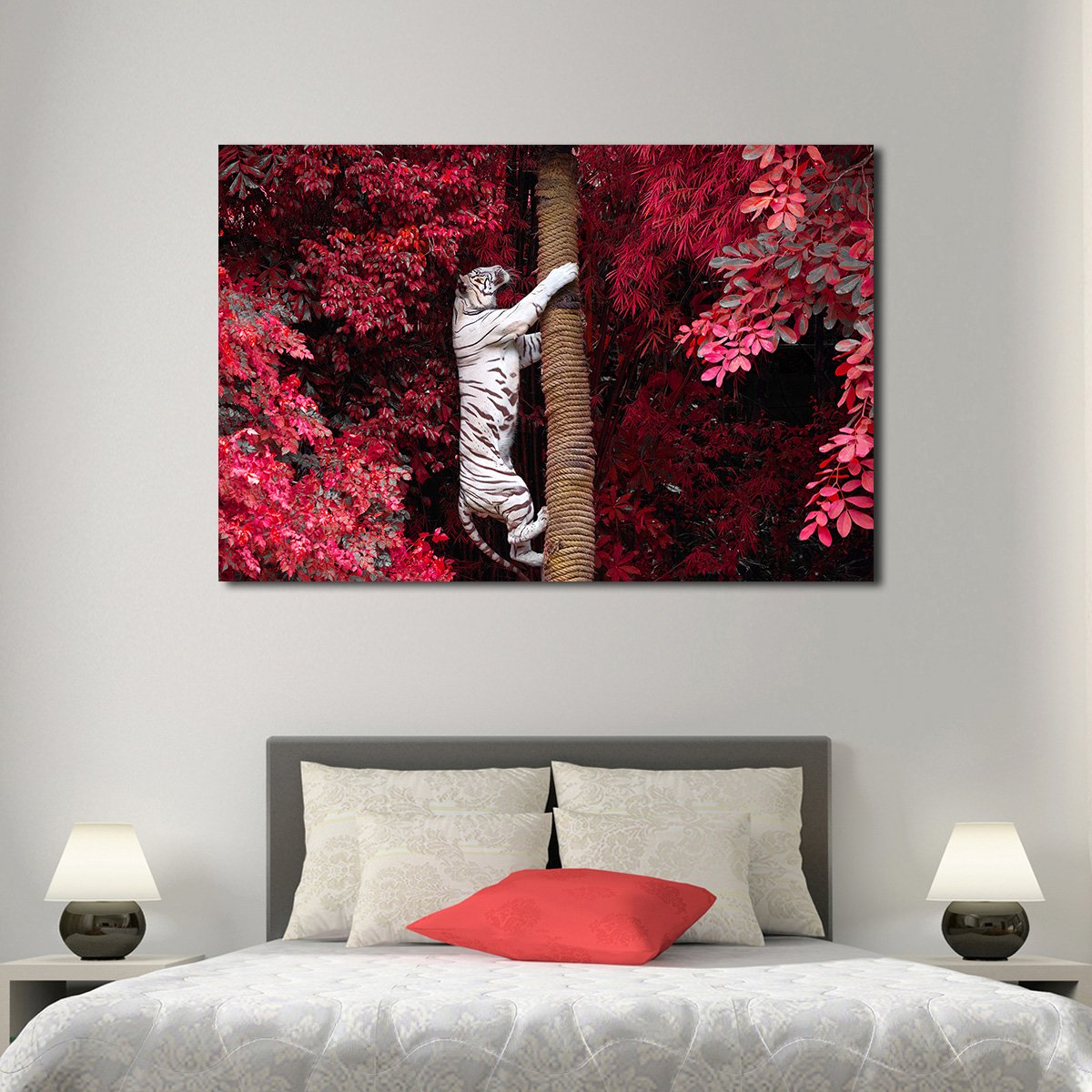 Asian Tiger Multi Panel Canvas Wall Art