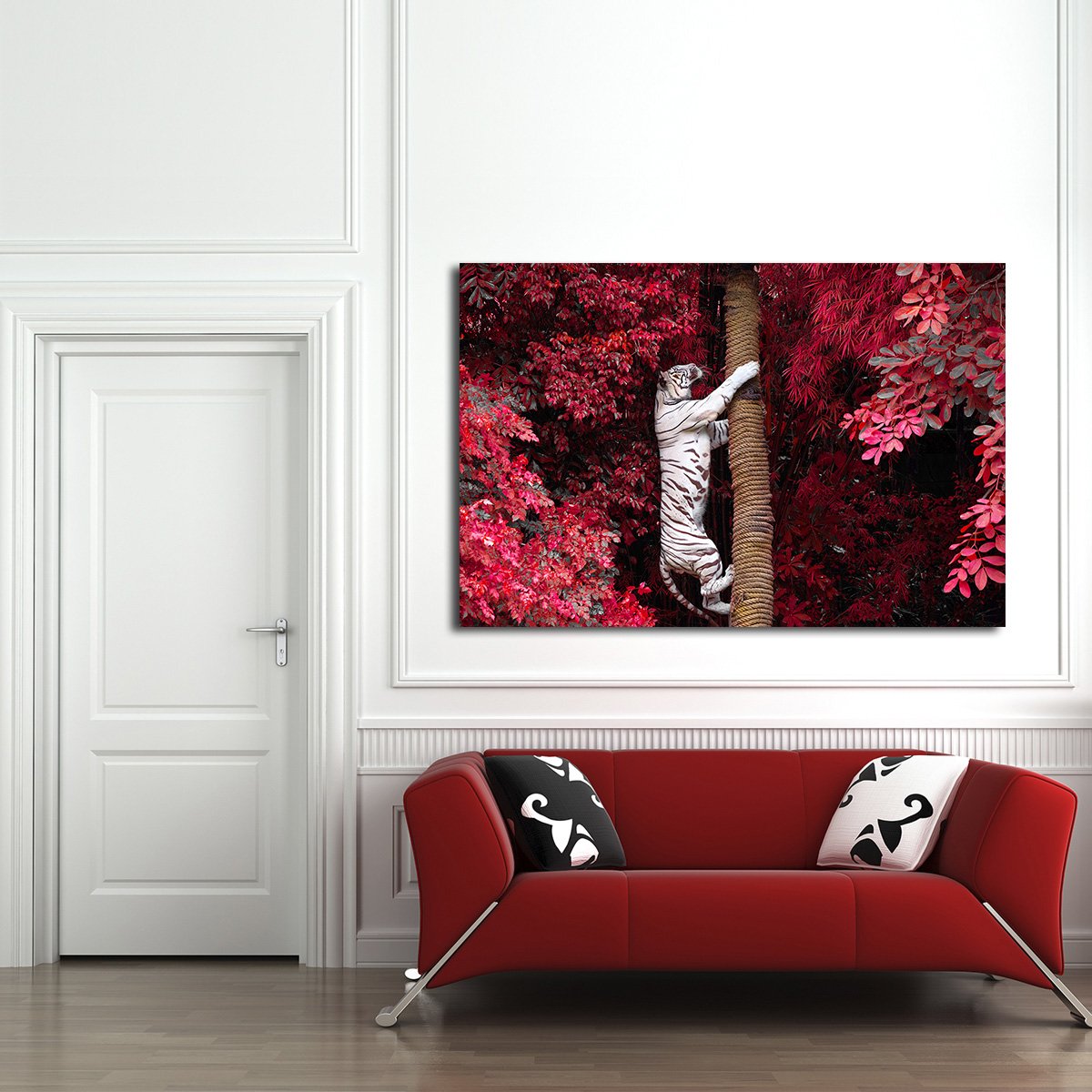 Asian Tiger Multi Panel Canvas Wall Art