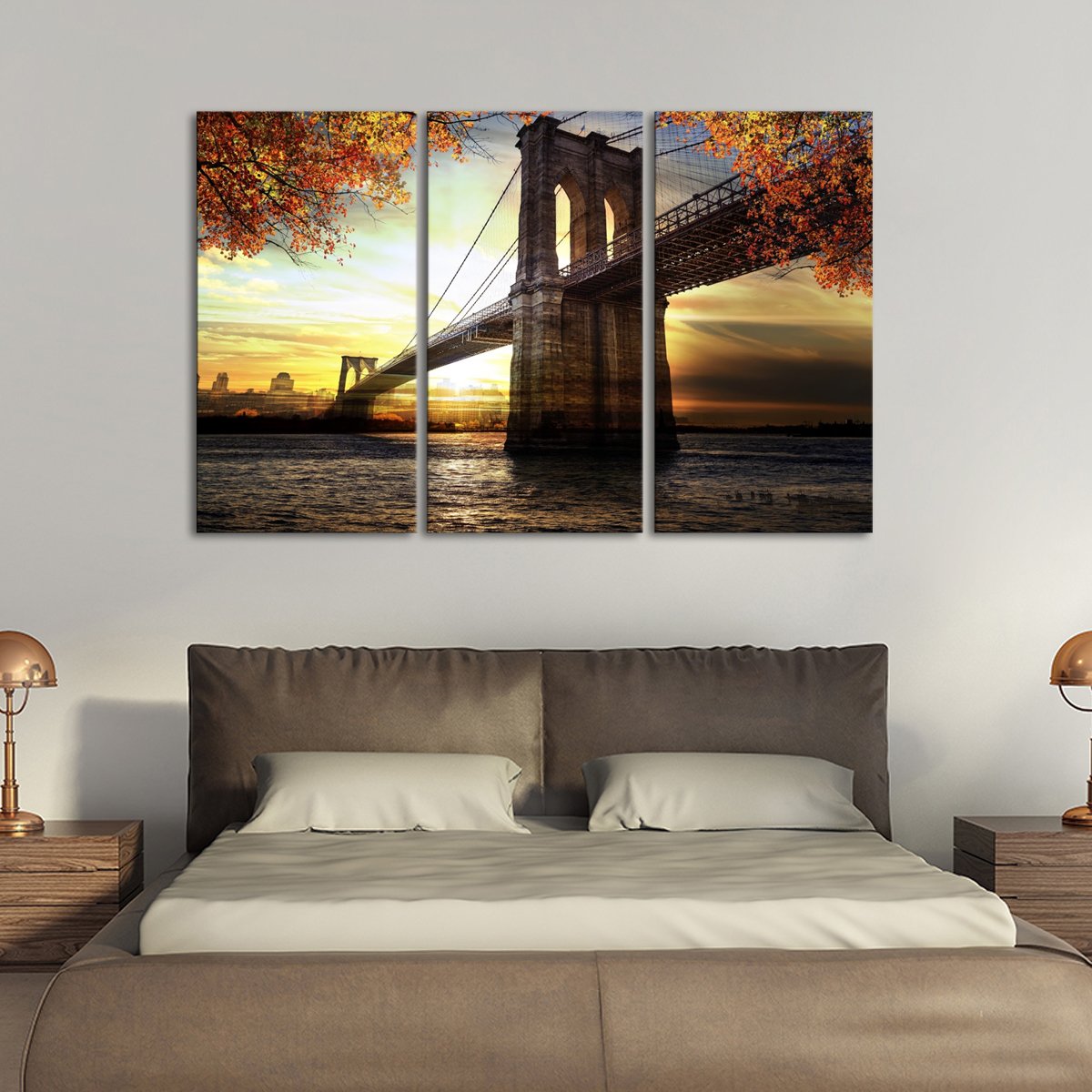 Astoria Park Scenery Multi Panel Canvas Wall Art