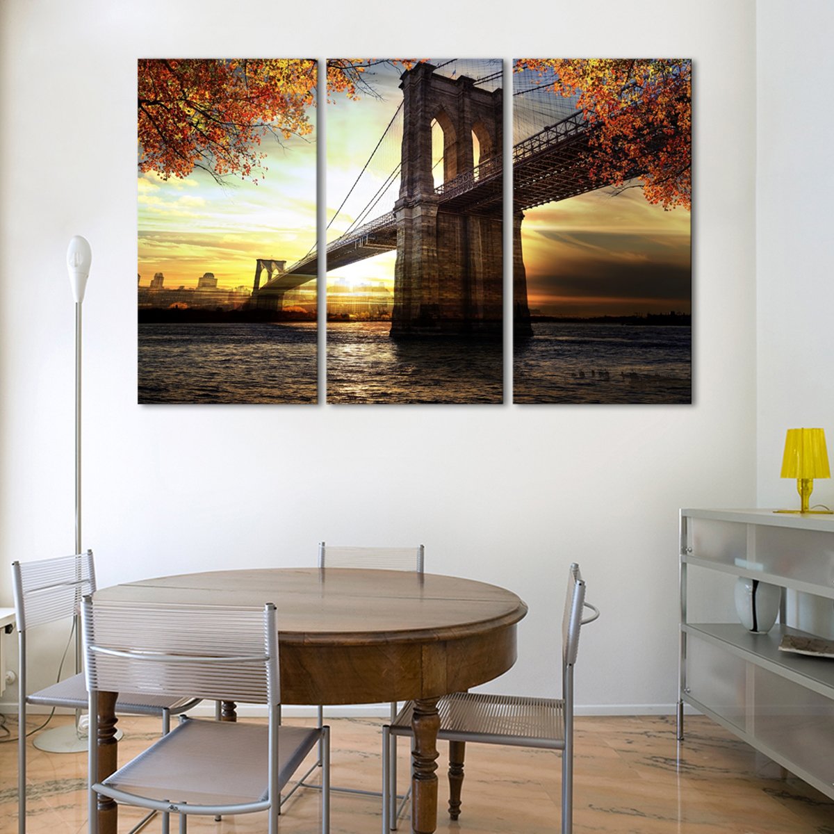 Astoria Park Scenery Multi Panel Canvas Wall Art
