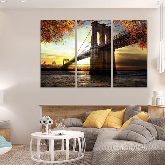 Astoria Park Scenery Multi Panel Canvas Wall Art