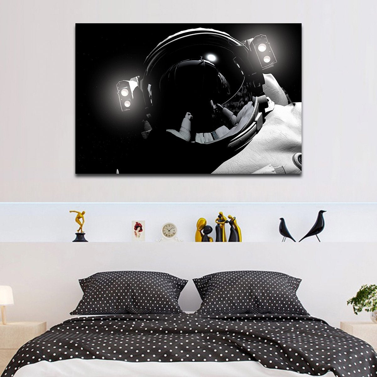 Astronaut Close Up Multi Panel Canvas Wall Art