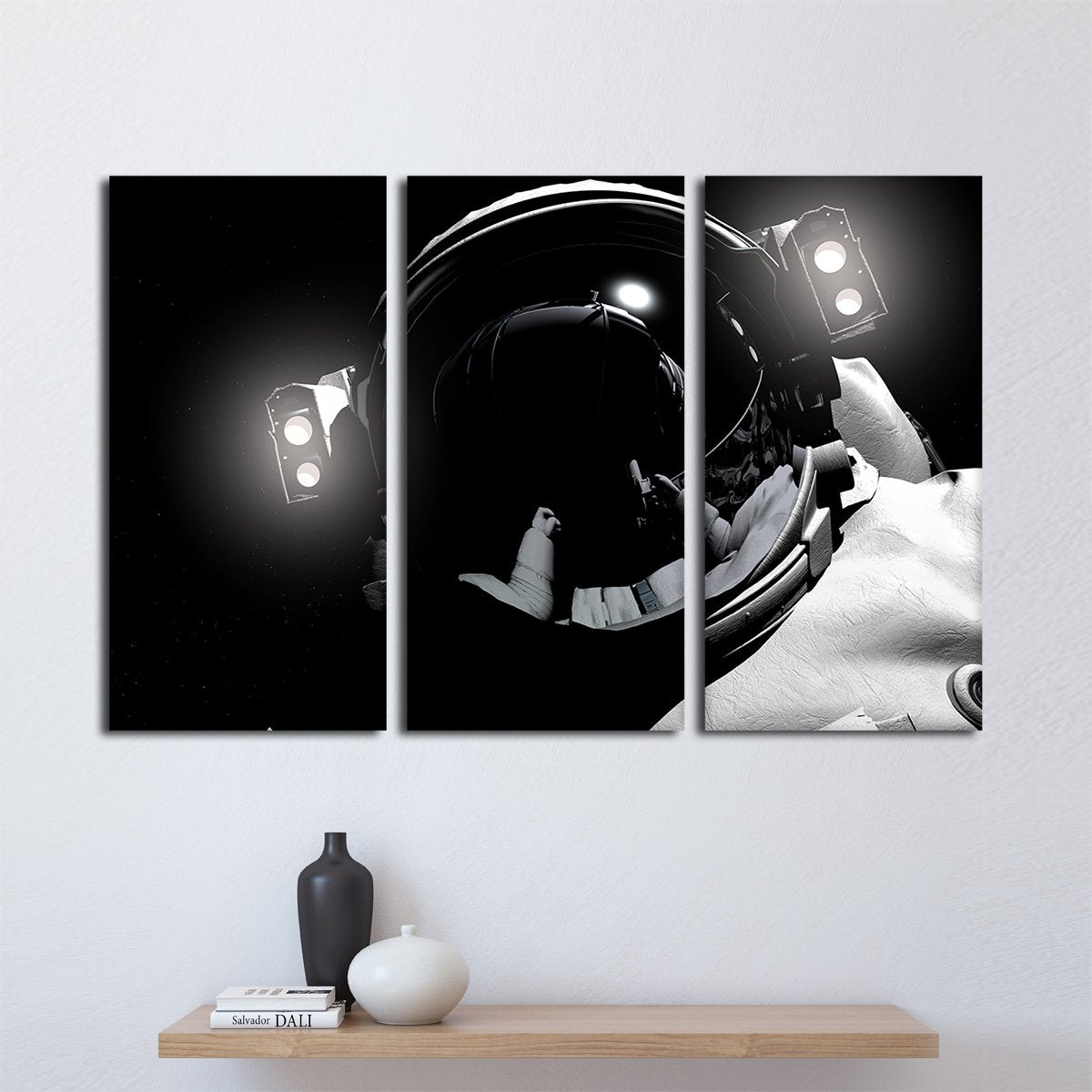 Astronaut Close Up Multi Panel Canvas Wall Art