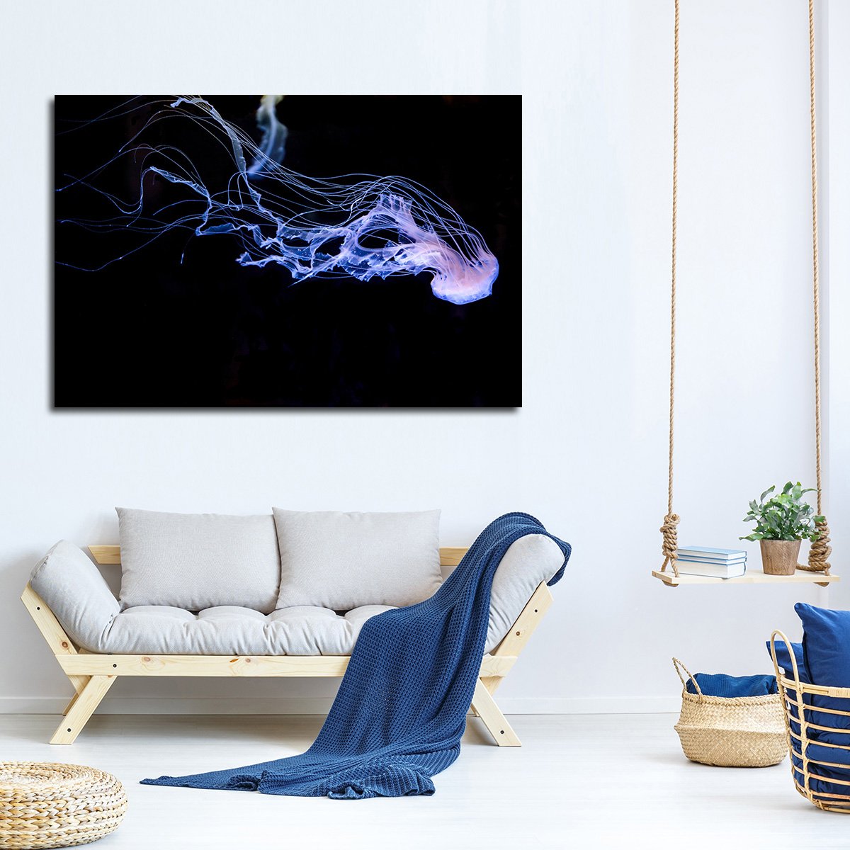 Atlantic Sea Nettle Multi Panel Canvas Wall Art