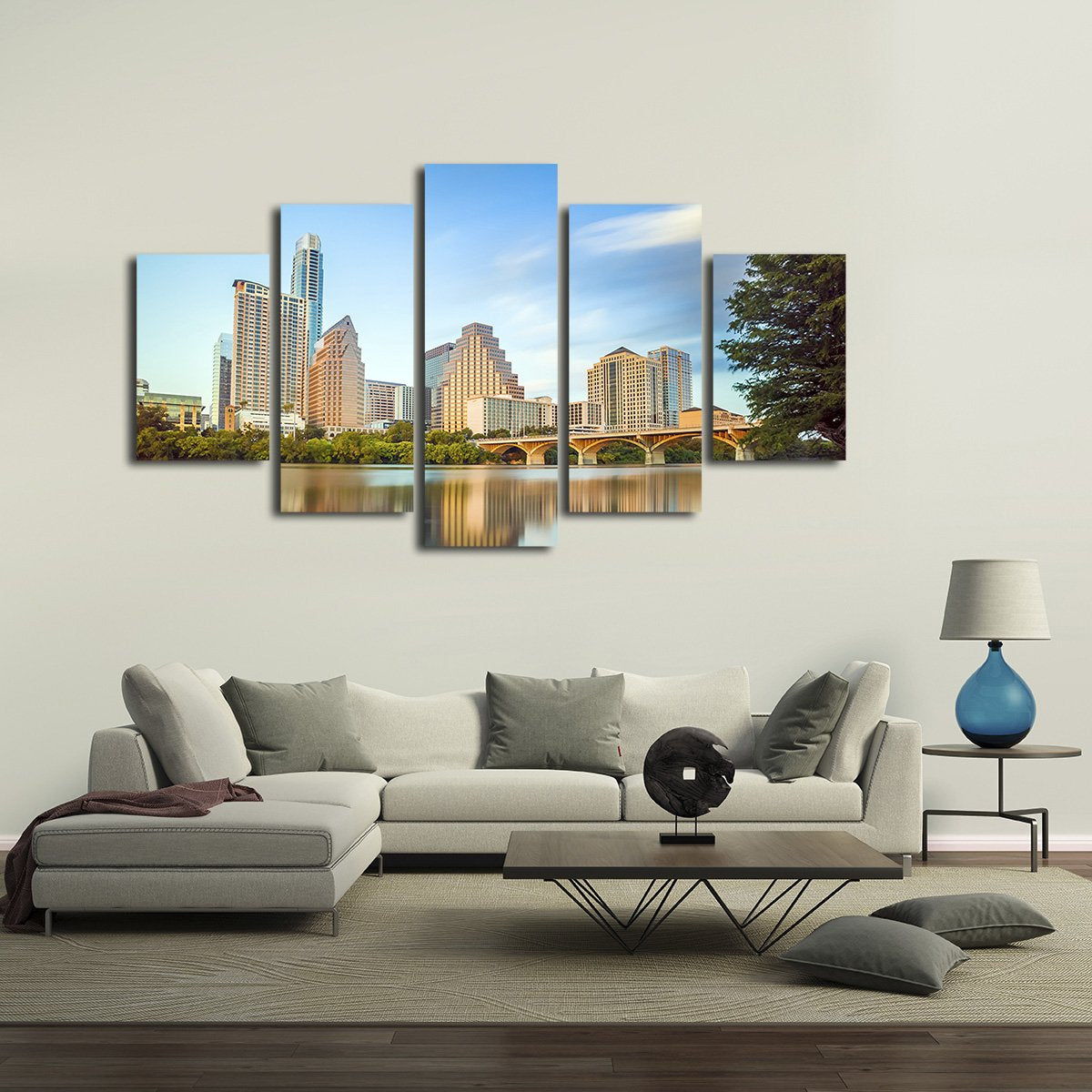 Austin Multi Panel Canvas Wall Art
