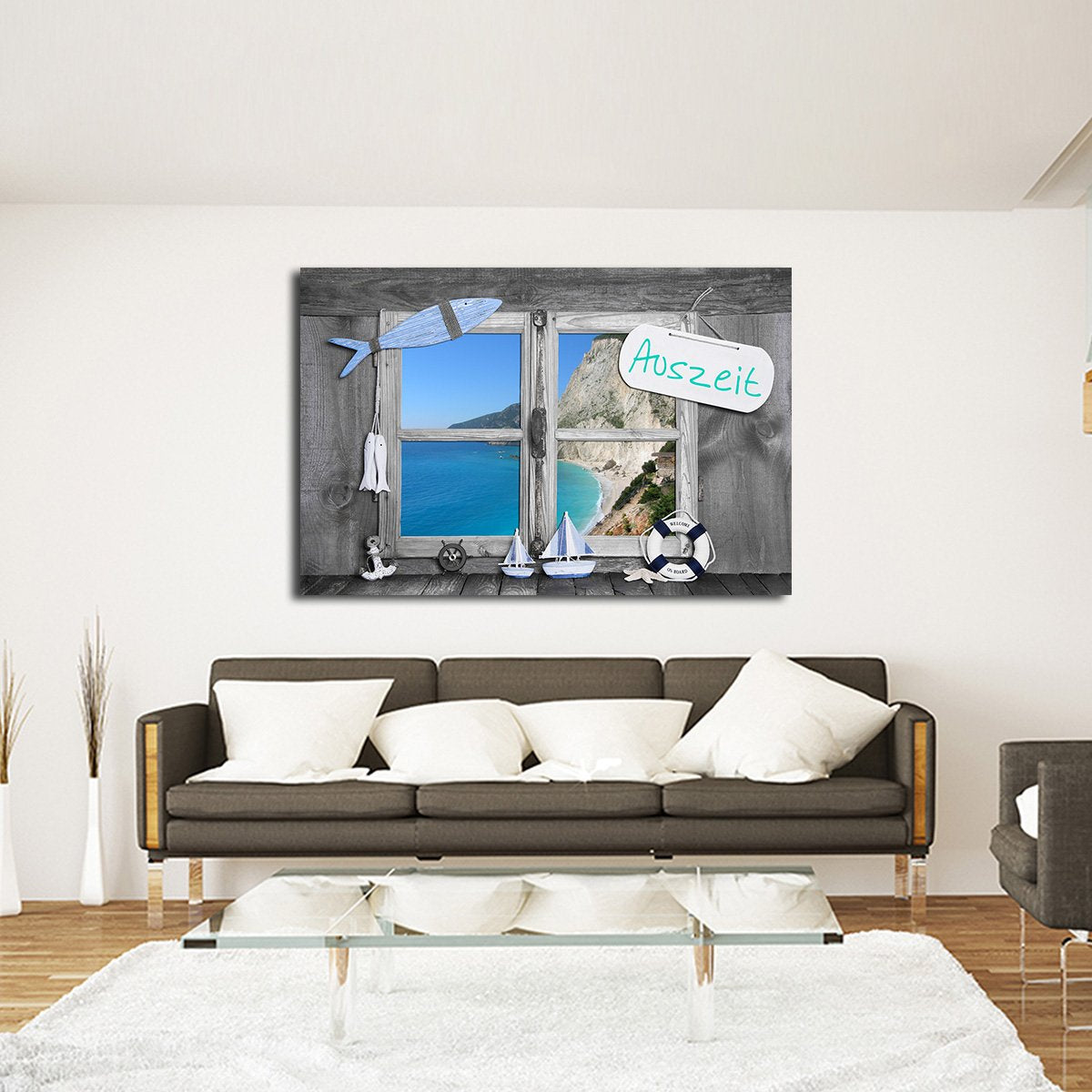 Auszeit Multi Panel Canvas Wall Art