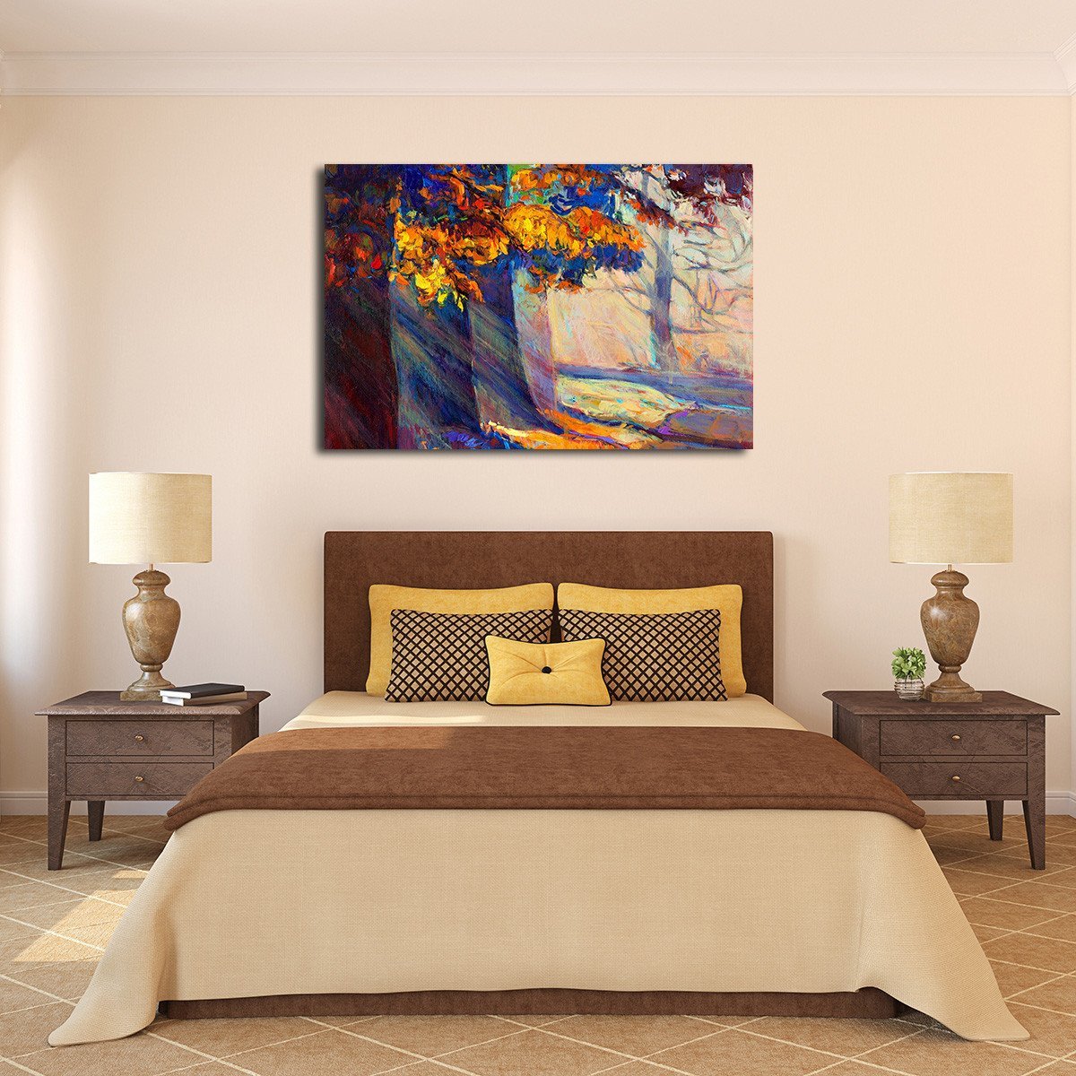Autumn Forest Multi Panel Canvas Wall Art