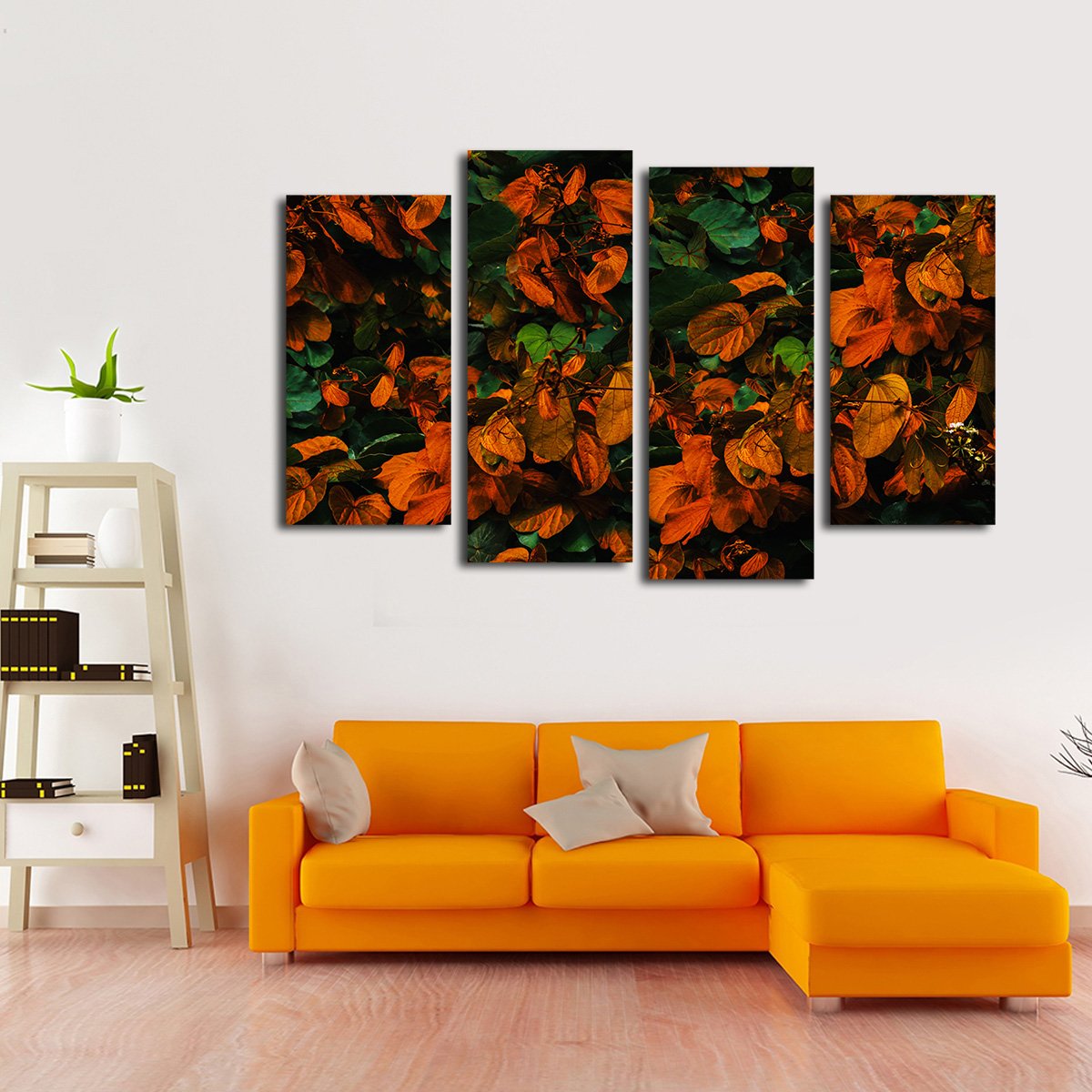 Autumn Time Multi Panel Canvas Wall Art