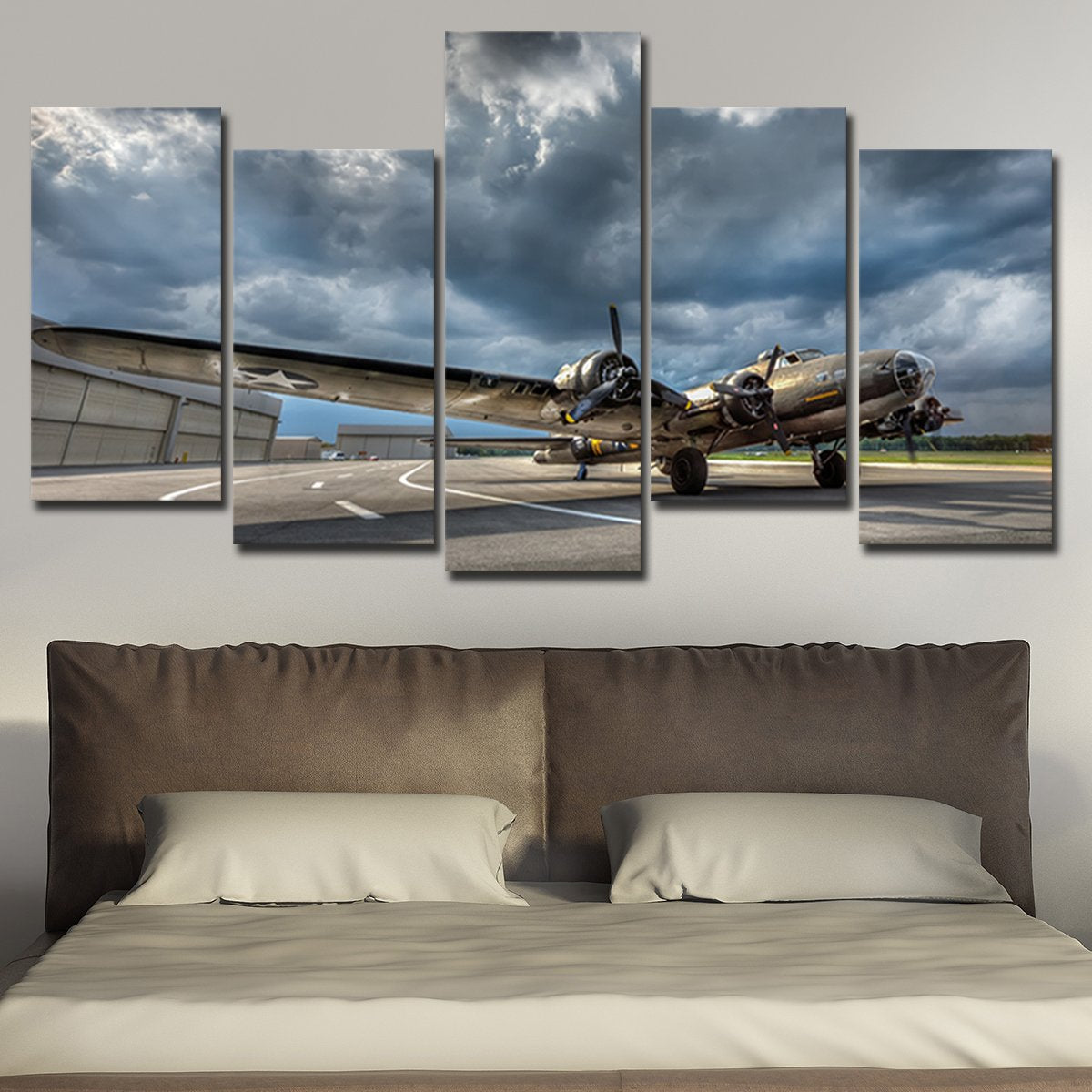 B17 Multi Panel Canvas Wall Art